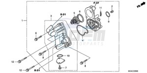 GL1800A ED drawing WATER PUMP