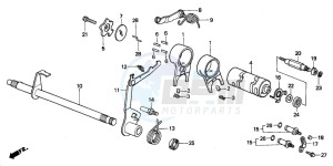 TRX90 drawing GEARSHIFT DRUM