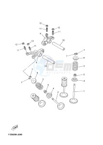 XT660Z TENERE (2BD3) drawing VALVE