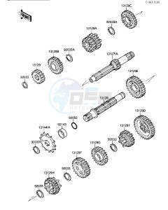 KXF 250 A [TECATE 4] (A1-A2) [TECATE 4] drawing TRANSMISSION