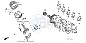 CB600FA39 UK - (E / ABS MKH ST) drawing CRANKSHAFT/PISTON