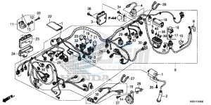 TRX420FM1H TRX420 ED drawing WIRE HARNESS