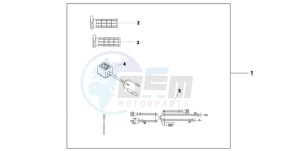 SH300A9 Europe Direct - (ED / ABS) drawing HEATED GRIPS