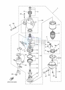 F250AETX drawing STARTER-MOTOR