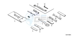 CBR1000RRC drawing TOOLS