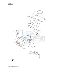 GSX1250 FA drawing MANUAL BOX