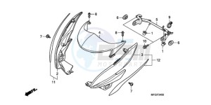 CB600FA3A UK - (E / ABS MKH ST) drawing COWL