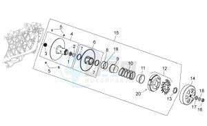 Atlantic 125-200-250 drawing Clutch