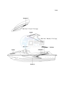 JT 1500 A [STX-15F] (A6F-A9F) A8F drawing DECALS-- RED- --- A8F- --- US- -