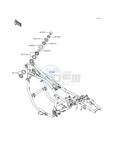 ZL 600 B [ELIMINATOR 600] (B2-B3) [ELIMINATOR 600] drawing FRAME