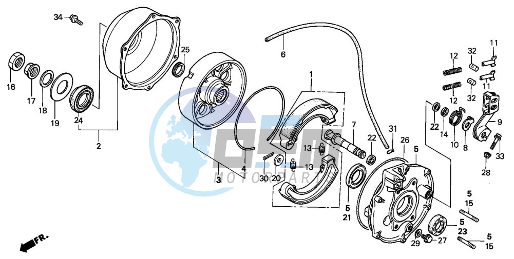 REAR BRAKE PANEL