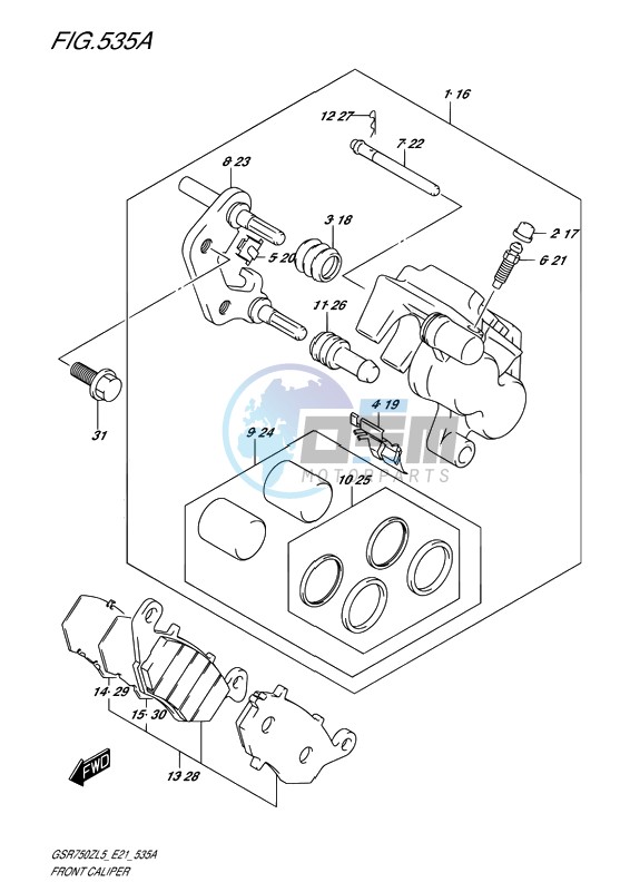 FRONT CALIPER