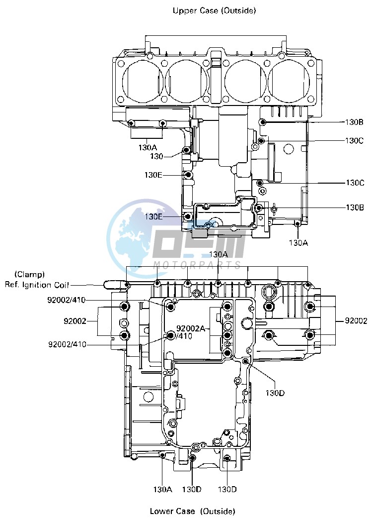 CRANKCASE BOLT PATTERN