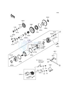 NINJA ZX-10R ZX1000JFF FR XX (EU ME A(FRICA) drawing Starter Motor