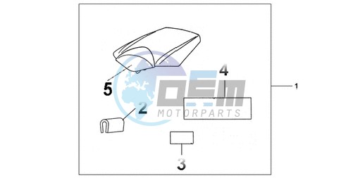 REAR SEAT COWL REPSOL