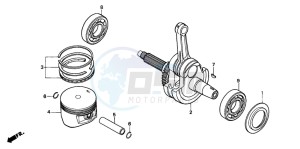 FX650 drawing PISTON/CRANKSHAFT