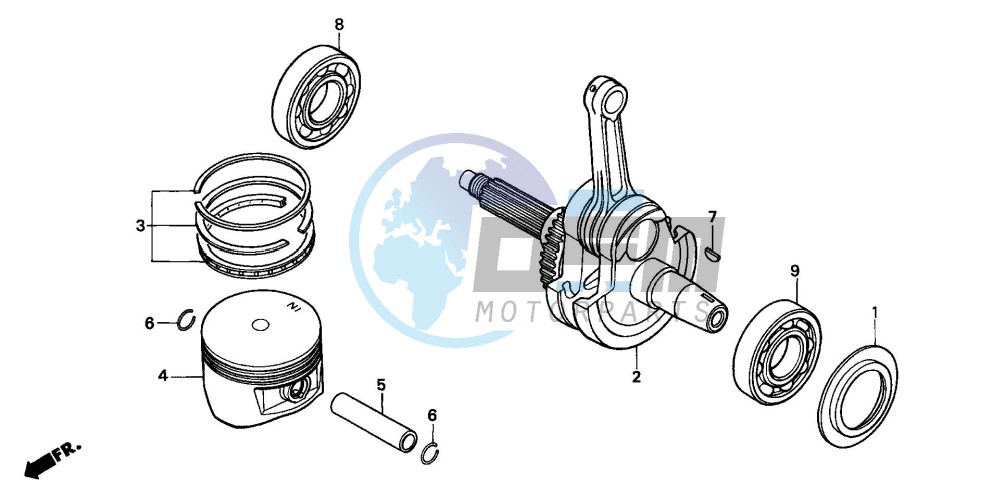 PISTON/CRANKSHAFT