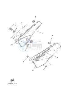 DT175 (3TSW) drawing SIDE COVER