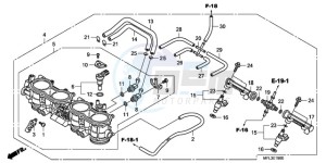 CBR1000RAA UK - (E / ABS HRC MKH) drawing THROTTLE BODY