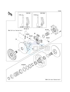 KVF 360 A [PRAIRIE 360 4X4] (A6F-A9F) A6F drawing OPTIONAL PARTS-- CONVERTER- -