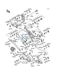 1400GTR ZG1400A8F FR GB XX (EU ME A(FRICA) drawing Swingarm