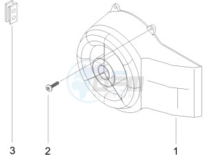 Stalker 50 Special Edition drawing Flywheel magneto cover - Oil filter