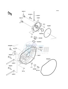 JT 1100 G[1100 STX D.I.] (G1 ) [1100 STX D.I.] drawing ENGINE COVER-- S- -