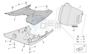 Scarabeo 100 4T e3 drawing Central body II