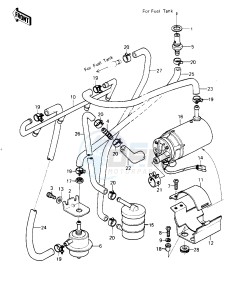 KZ 1000 G [CLASSIC] (G1) [CLASSIC] drawing FUEL PUMP