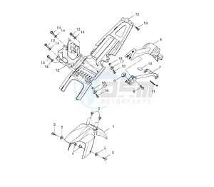 YZF R 125 drawing FENDER