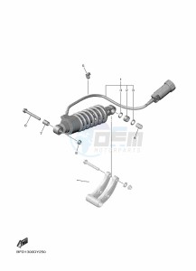 NIKEN GT MXT890D (BFD3) drawing REAR SUSPENSION