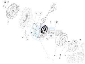 Primavera 150 4T 3V iGET (APAC) (AU, CN, EX, RI, TN) drawing Flywheel magneto