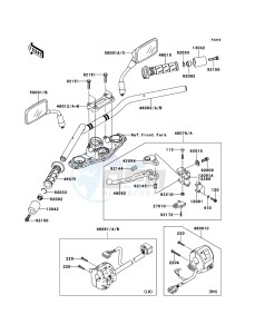 ER-6n ER650A6S GB XX (EU ME A(FRICA) drawing Handlebar