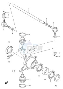 LT-F500F (P24) drawing STEERING KNUCKLE