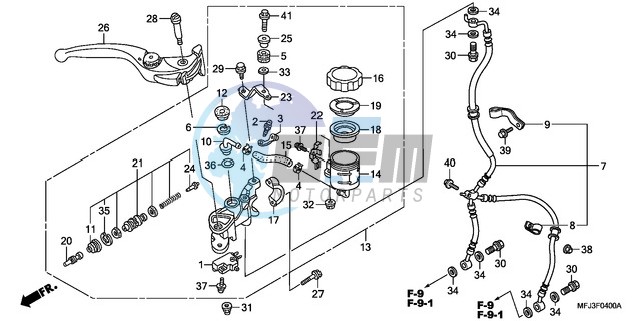 FR. BRAKE MASTER CYLINDER (CBR600RR)