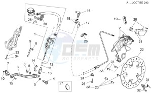 Dorsoduro 750 ABS USA-CND (NAFTA) (CND, USA) drawing Rear brake system