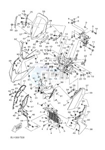 YP400RA EVOLIS 400 ABS (BL12) drawing WINDSHIELD