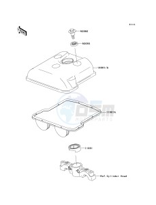 KSF 450 B [KFX450R MONSTER ENERGY] (B8F-B9FB) B8FA drawing CYLINDER HEAD COVER