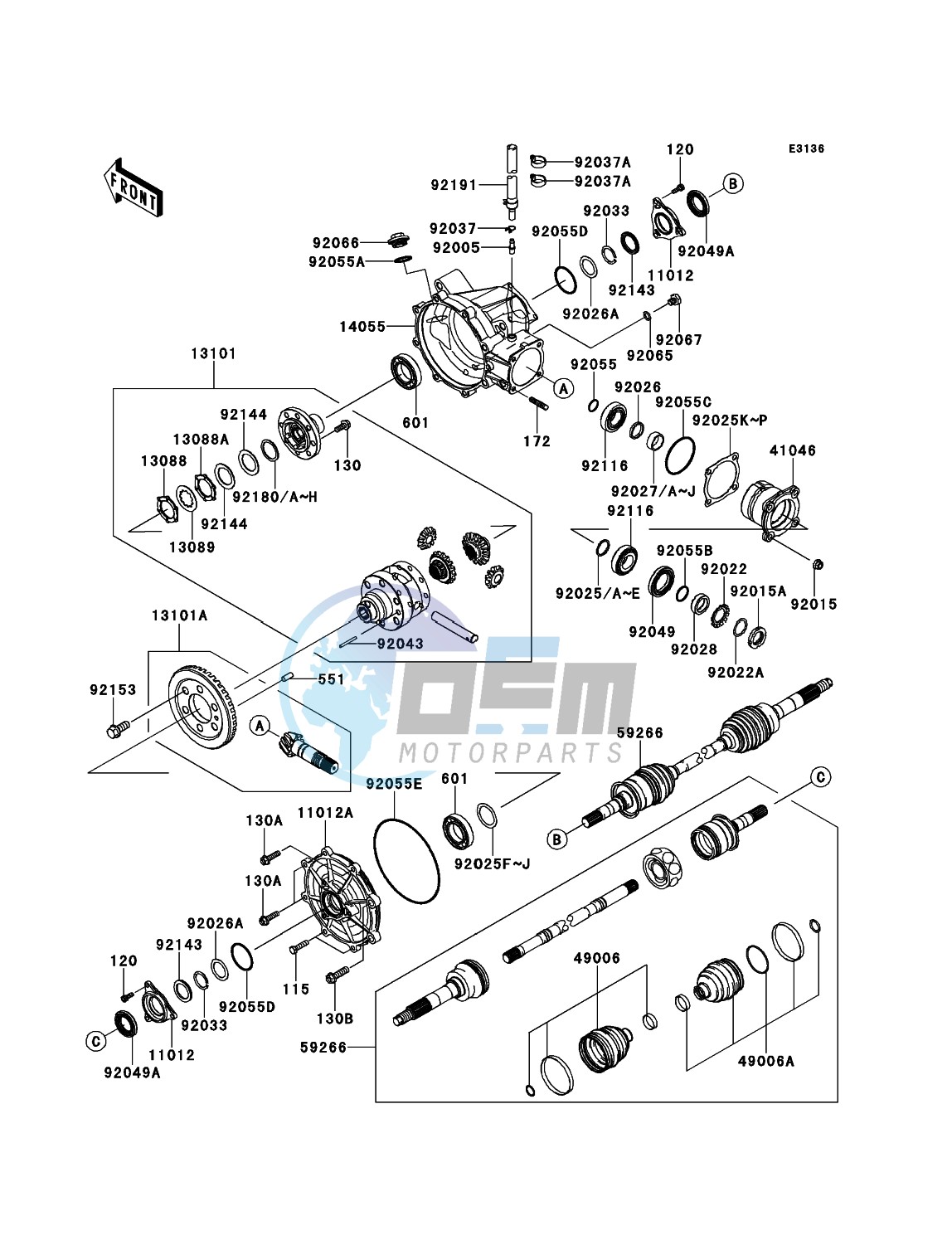 Drive Shaft-Front