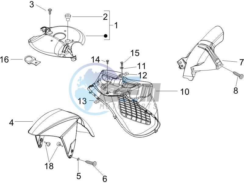 Wheel housing - Mudguard