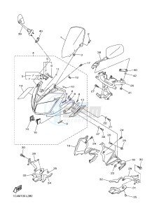 FZ1-S FZ1 FAZER 1000 (1CAM) drawing COWLING 1