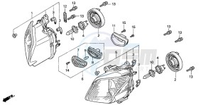 NSS250 drawing HEADLIGHT