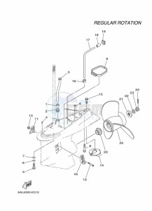 F225BETU drawing PROPELLER-HOUSING-AND-TRANSMISSION-2