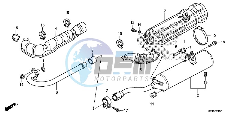 EXHAUST MUFFLER