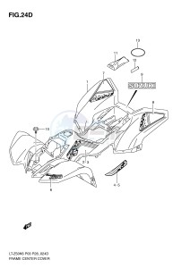 LT-Z50 (P3-P28) drawing FRAME CENTER COVER (LT-Z50ZL0)