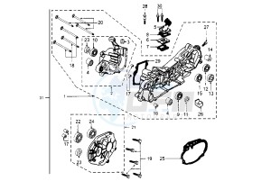 ELYSTAR TSDI - 50 cc drawing CRANKCASE