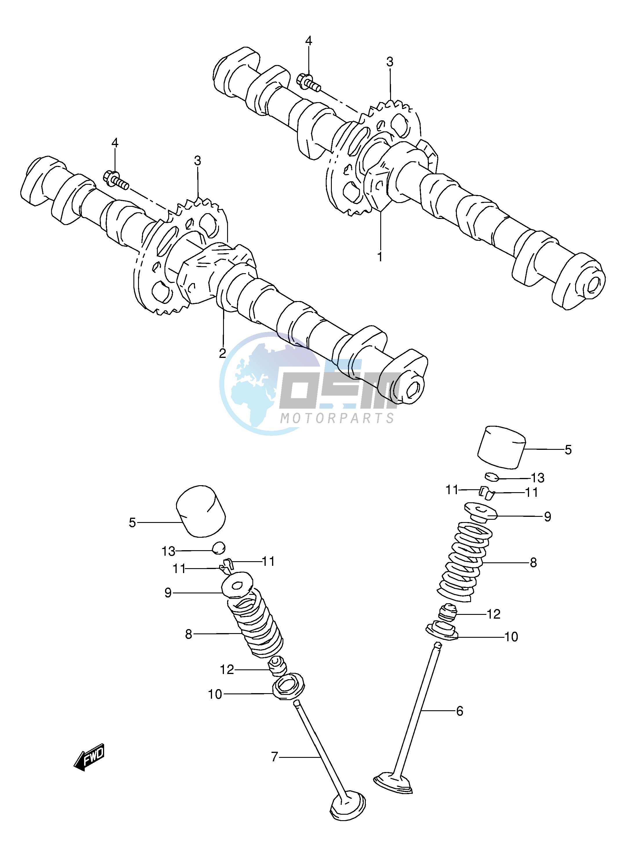 CAM SHAFT - VALVE