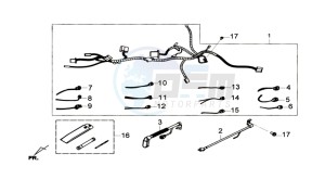 JOYMAX 250i drawing WIRING HARNASS