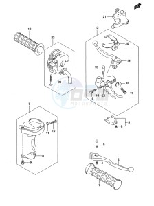 LT-A500XP Z drawing HANDLE LEVER