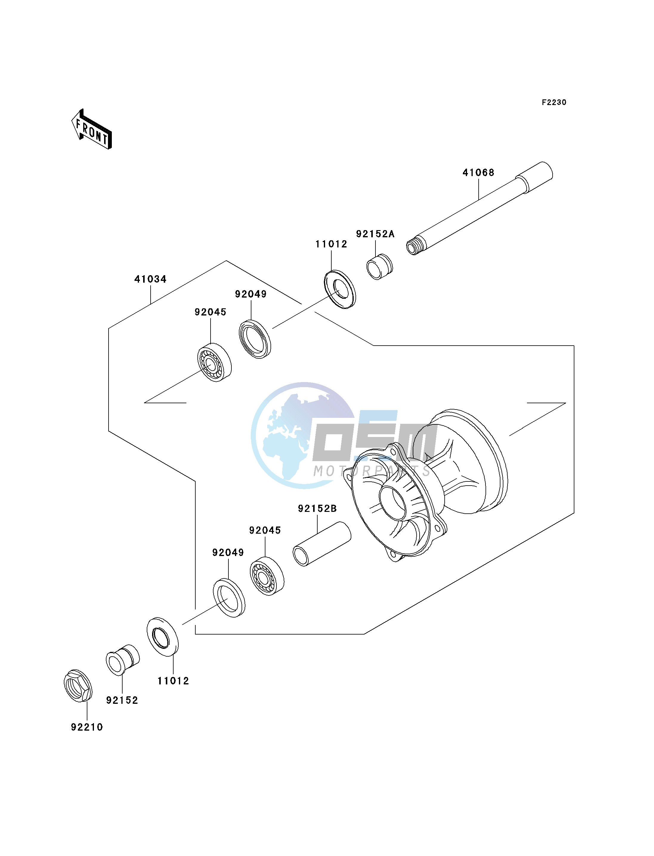 FRONT HUB